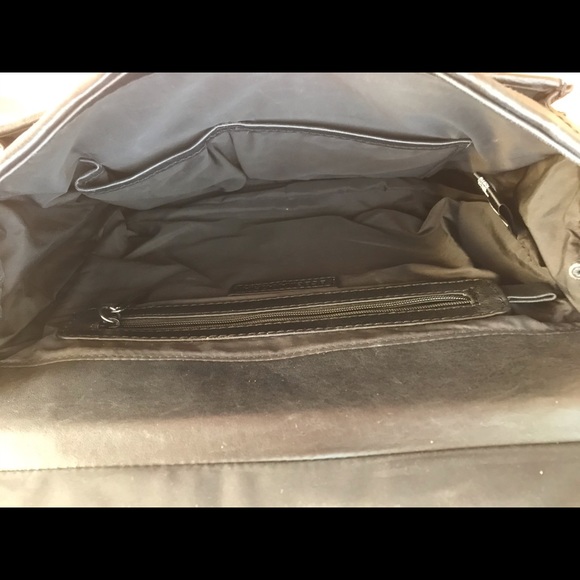 💎SALE🔥BCBGMAXAZRIA black leather bag - Picture 13 of 16